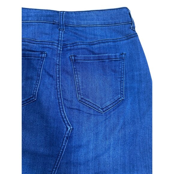 Junior Celebrity Pink Skirt Womens Junior  Size 3/26 Denim Blue Short - Picture 4 of 5